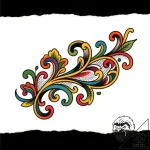 Historical & vintage, tattoo flash sheet desi… – style Flux Inscriptions – tattoo sketch (25.12.2025 00:37)