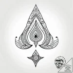 азбука морзе, concept art for tattoo, rough s… – style Jagger Old – tattoo sketch (25.12.2025 05:37)