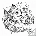 Eskiz.to, tattoo sketch, nemo blowing bubbles… – style Jaeger Mini – tattoo sketch (25.12.2025 09:17)