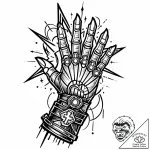 Tattoo sketch, arcane vi with electrifying ga… – style Jaeger Mini – tattoo sketch (25.12.2025 18:37)