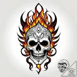 Tat tattoo sketch, metalhead with skull mask… – style Jagger Old – tattoo sketch (25.12.2025 22:57)
