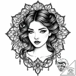 рірёр·р°р¶рёсѓс‚, tattoo sketch design, dotwo… – style Jaeger Mini – tattoo sketch (26.12.2025 02:36)