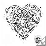 Tattoo design a tiny heart or star on the ank… – style Jaeger Mini – tattoo sketch (26.12.2025 10:36)