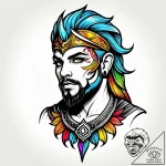 р“сђсѓрїрїр° 12: historical warrior archetype… – style Jagger Old – tattoo sketch (26.12.2025 11:57)