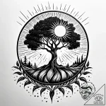Tat tattoo sketch, volunteer planting tree wi… – style Jaeger Simple – tattoo sketch (26.12.2025 20:36)