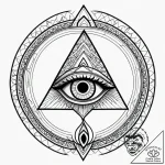 Blindfolded oracle with a third eye weeping n… – style Jagger Old – tattoo sketch (27.12.2025 03:56)