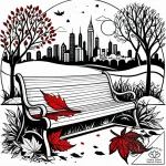 A lonely bench in a city park during autumn,… – style Jagger Old – tattoo sketch (27.12.2025 05:16)