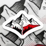 Tattoo sketch a minimalist mountain range spl… – style Flux Inscriptions – tattoo sketch (28.12.2025 07:57)