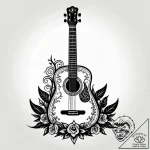 Tat tattoo sketch, manoloвђ™s guitar case wit… – style Jagger Old – tattoo sketch (28.12.2025 17:41)