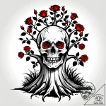 Tattoo sketch a strong, gnarled tree stump, s… – style Jagger Old – tattoo sketch (29.12.2025 02:56)