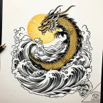 Tattoo sketch, el dorado city silhouette with… – style Jaeger Simple – tattoo sketch (29.12.2025 03:36)