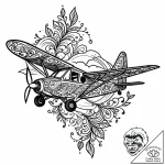 Tattoo sketch a tiny airplane or bird., tatto… – style Jaeger Mini – tattoo sketch (29.12.2025 03:56)