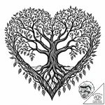 Tattoo sketch a stylized tree of life with ro… – style Jaeger Mini – tattoo sketch (29.12.2025 05:16)