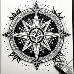 Tattoo sketch, tarot card “the star” with rad… – style Jaeger Simple – tattoo sketch (29.12.2025 07:37)