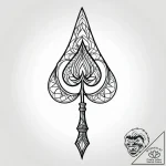 Tattoo sketch, ornate wizard’s staff topped w… – style Jagger Old – tattoo sketch (29.12.2025 12:16)