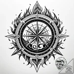 Tattoo sketch a zodiac glyph with its corresp… – style Jaeger Simple – tattoo sketch (29.12.2025 14:17)