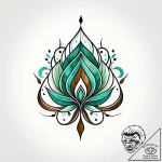 Tattoo sketch: watercolor splashes of earthy… – style Jagger Old – tattoo sketch (29.12.2025 17:37)