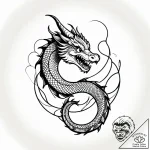 Tattoo design a watercolor splash forming the… – style Jagger Old – tattoo sketch (29.12.2025 23:57)