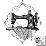 Tat tattoo sketch, fashion designer’s sewing… – style Jaeger Mini – tattoo sketch (30.12.2025 02:16)