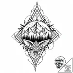 Tattoo design: a depiction of the creation of… – style Jaeger Mini – tattoo sketch (30.12.2025 04:56)