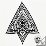 атом, tattoo flash sheet design, on a clean w… – style Jagger Old – tattoo sketch (30.12.2025 11:56)