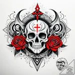 Tattoo sketch, heartbeat rhythm transitioning… – style Jaeger Simple – tattoo sketch (30.12.2025 20:37)