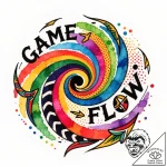 Tattoo sketch an abstract “game flow” represe… – style Flux Inscriptions – tattoo sketch (01.01.2026 19:57)