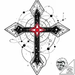 созвездие, tattoo sketch design, on a clean w… – style Jaeger Mini – tattoo sketch (01.01.2026 20:37)