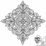 кости, tattoo line art, black outline only, p… – style Jaeger Mini – tattoo sketch (02.01.2026 01:57)