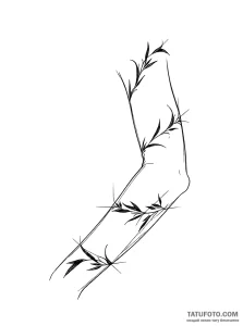 Elegant Bamboo Tattoo Sketch: Minimalist Botanical Art – Мастер №1 – 05.05.2026 20-19