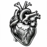Biomechanical Heart Tattoo Sketch: Sci-Fi Anatomy Art – Мастер №5 – 12.09.2026 16-45