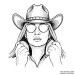 Cowgirl Portrait Tattoo Sketch in Fine Line Graphics – Мастер №5 – 30.10.2026 09-04